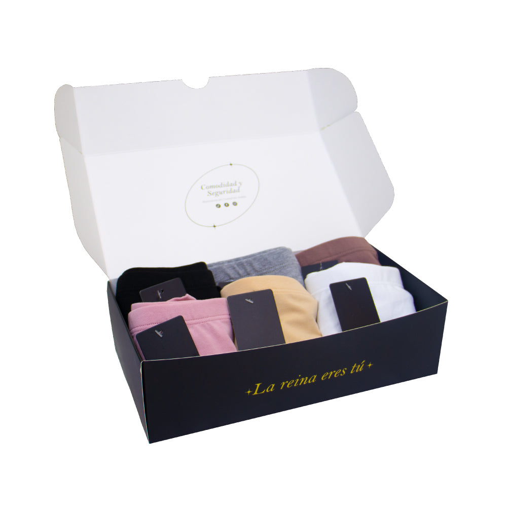 BOX DE 6 UNIDADES DE BOXERS